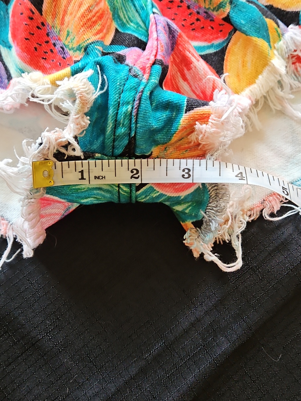 Zara Vibrant Fruit Pattern High Waist Shorts - Picture 12 of 12